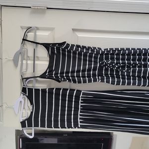 Dress and pantsuit set